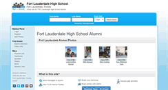 Desktop Screenshot of fortlauderdalehighschool.org